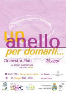 UN ANELLO PER DOMARLI –  concerto per i 20 anni dell’Orchestra fiati di Valle Camonica